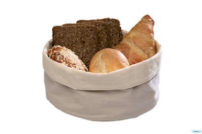 Porta Pane Cotone Ovale Interno-Esterno Beige Cm.25X18Xh.12 30370