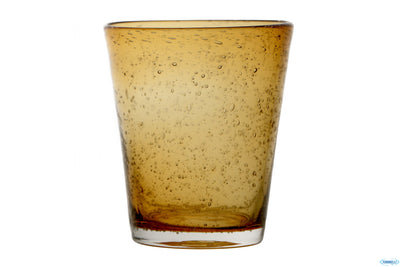 Bubbles-Bicchiere Acqua Cl.31,5 Incamiciato Ambra T089105C61