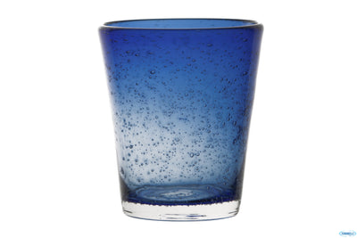 Bubbles-Bicchiere Acqua Cl.31,5 Incamiciato Blu T089105C31