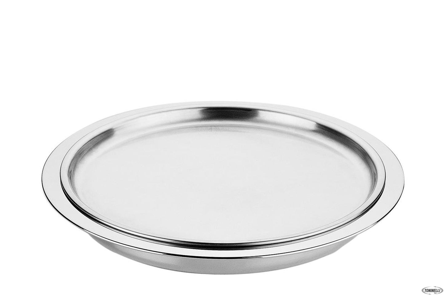 Buffet-Piatto Affettati Inox Doppia Parete Cm.47,5Xh.5 50952552