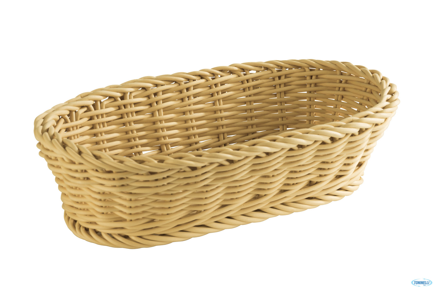 Profi Line-Cestino Baguette Polipropilene Rettangolare Cm.28X16Xh.8 Beige 50805