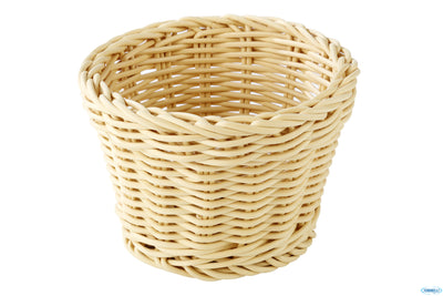 Profi Line-Cestino Polipropilene Tondo Alto Cm.13Xh.10 Beige 50620