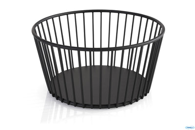 Urban-Cestino Metallo Tondo Cm.20Xh.8,5 30411