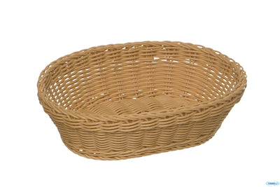 Profi Line-Cestino Polipropilene Ovale Cm.25X19Xh.6,5 Beige 50800