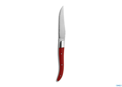 Chuleteros Hq Coltello Steak Lama Microseghettata Acr Manico Red 7443