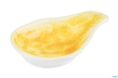 Mini Colour-Coppetta Melamina Esterno Bianco Interno Giallo Cm.12,5X9Xh.3,5 84625