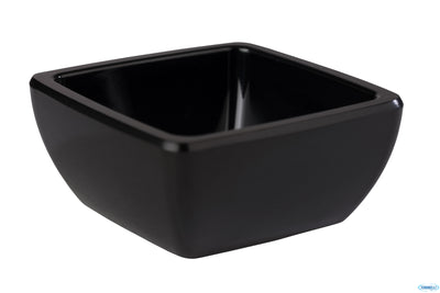 Pure Color-Coppetta Quadra Melamina Nera Cm.6,5X6,5Xh.3 84426
