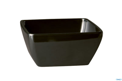 Pure Color-Coppetta Quadra Melamina Nera Infrangibile Cm.12,5X12,5 H.6,5 -50° - 70°C 83467