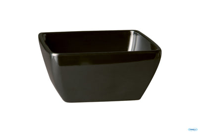 Pure Color-Coppetta Quadra Melamina Nera Infrangibile Cm.9X9 H.4 -50° - 70°C 83466