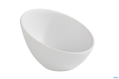 Zen-Coppetta Obliqua Melamina Bianco Cm.10Xh7 84348