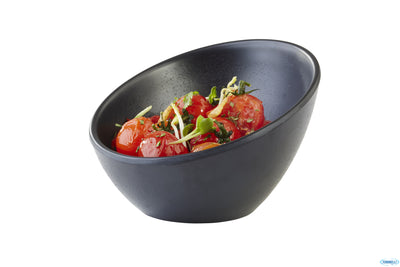 Zen-Coppetta Obliqua Melamina Gres Nero Cm.12,5Xh8,5 84351