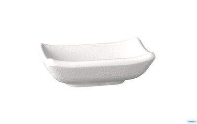 Zen-Coppetta Rettangolare In Melamina Nera Effetto Bianca Cm.9X7 H.2,5 83947