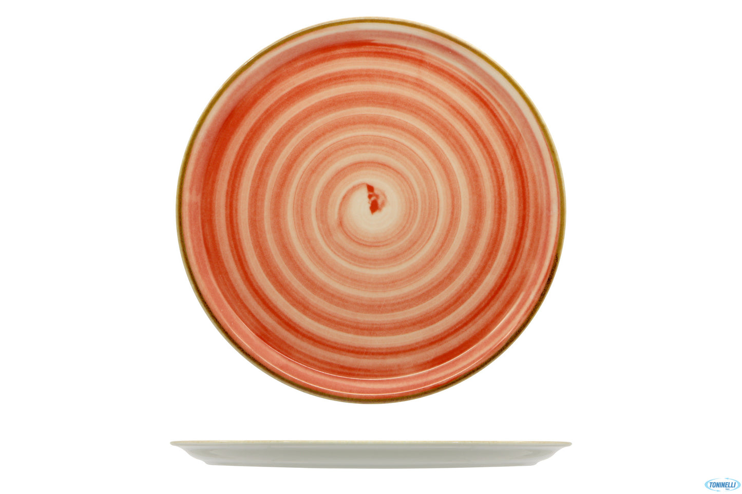 Circus Spirale Rosso-Piatto Pizza Cm.33 04018-Z20