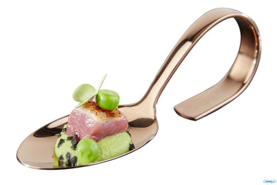 Classic-Cucchiaio Fingerfood Cm12 Acciaio Inossidabile Effetto Rame