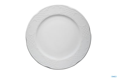 Piatto Piano Classico Bianco Ø Cm.30 - Confezione da 6 Pz.