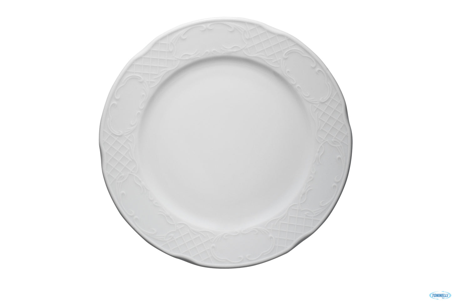 Piatto Pane Classico Bianco Ø Cm.16 - Confezione da 12 Pz.