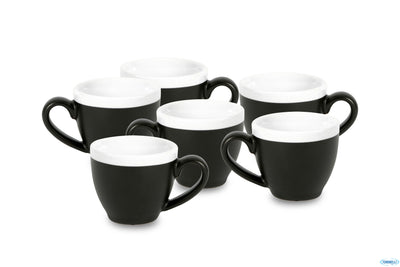 Coffee E Co.-Nero Confezione 6 Tazze Caffe 80Ml Senza Piatto A21805Y103-L