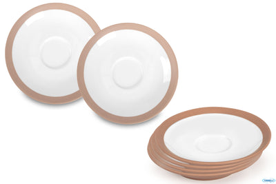 Coffee E Co.-Salmone Confezione 6 Piattini Caffe Cm.12 A4183Y122T46