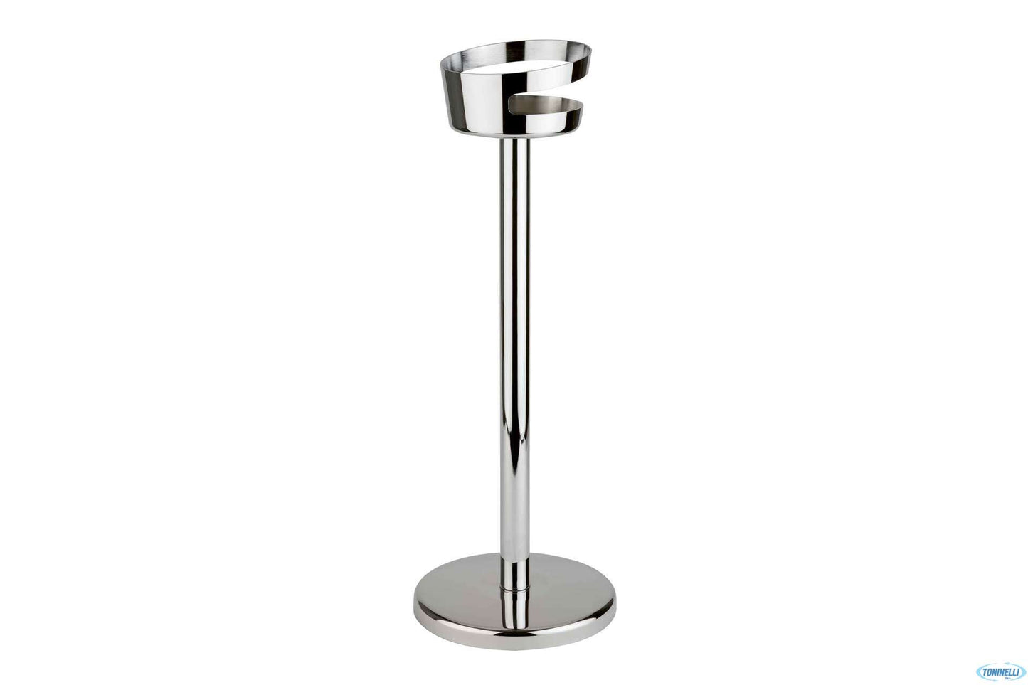 Colonna Portasecchiello Inox 18/8 Cm 17,5 Base Cm 26,5 H.73 Cm Designed By Culture Form 36069
