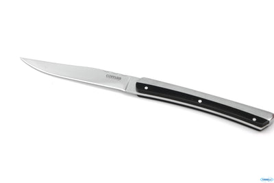 Chuleteros Coltello Bistecca K2 Manico Inox-Nero Cm 22,5 3137