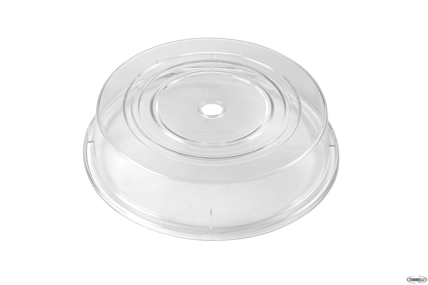 Copripiatto Trasparente Con Foro Centrale Cm.27 Pc27Tf