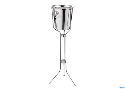 Cubos Colonna Portasecchiello 1 Bottiglia Inox H 72 Cm 2786