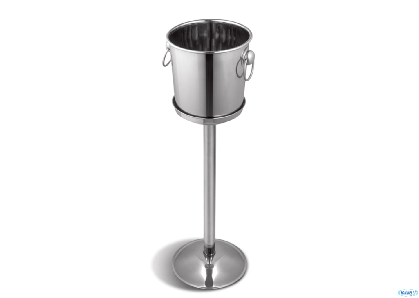 Cubos Colonna Portasecchiello 2 Bottiglie Inox Cm 22 H 63 5653