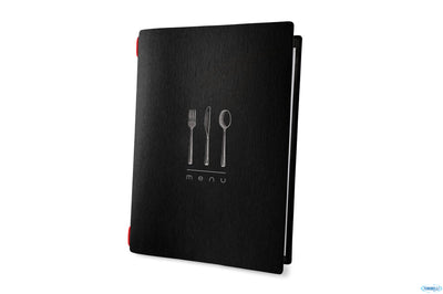 Custom Black Dinner-Portamenu A4 21X29,7 Coa433M