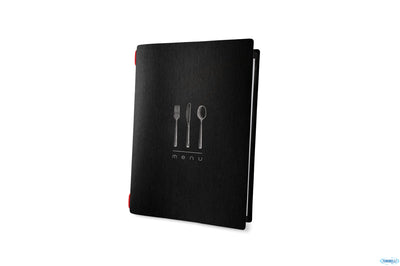 Custom Black Dinner-Portamenu A5 14,8X21 Cogo33M