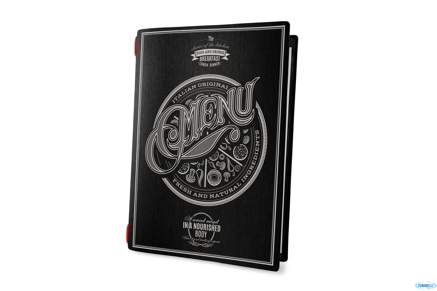 Custom Black Tatoo-Portamenu A4 21X29,7 Coa437M