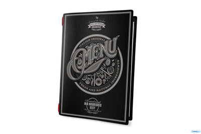 Custom Black Tatoo-Portamenu A4 21X29,7 Coa437M