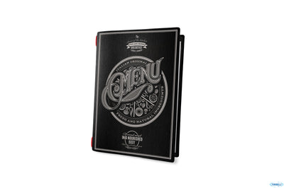 Custom Black Tatoo-Portamenu A5 14,8X21 Cogo37M