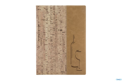 Design Effetto Sughero-Portamenu Carta Dei Vini A4 Mc-Drwc-Cork