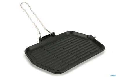 Dietella - Bistecchiera Ghisa Rettangolare Cm.21X30 Anche Per Induzione
