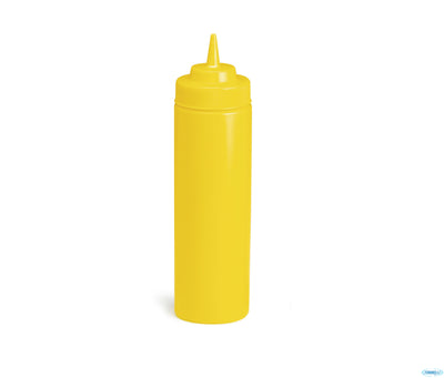 Dispenser 6 Pezzi Plastica Base Larga Giallo 354Ml