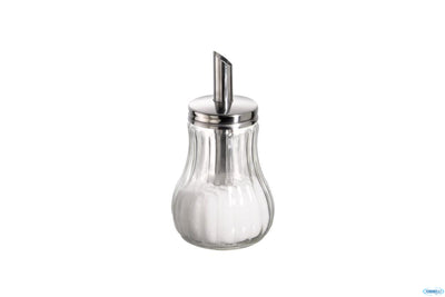 Dosazucchero Inox-Vetro Cm 8 H.15 Cl 25 40486