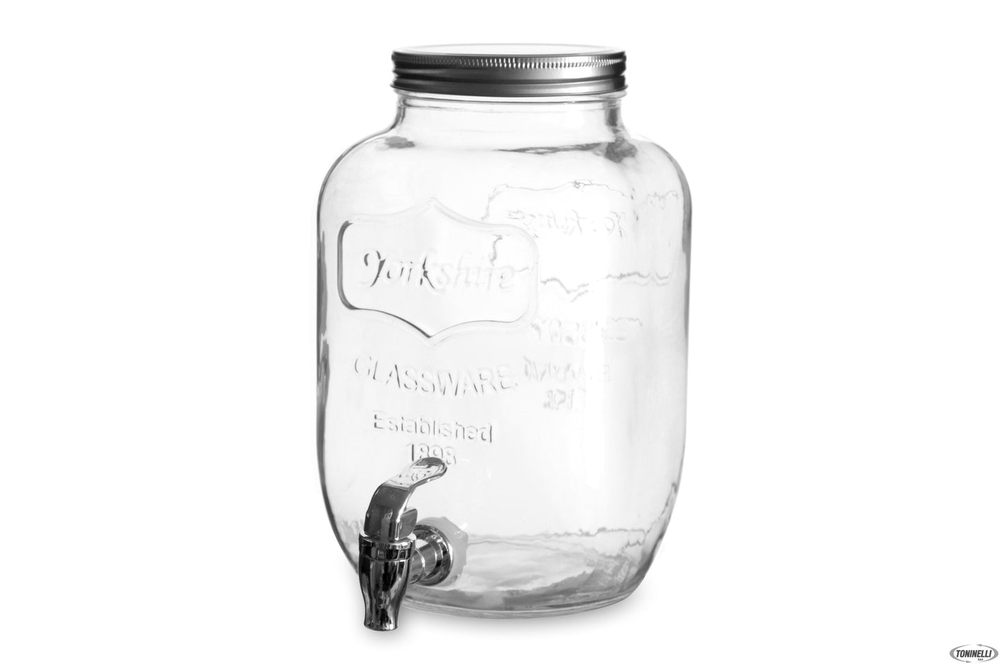 Drink Dispenser In Vetro Con Rubinetto L.4,0 G-254