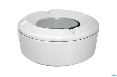 Efay Tabletop-Posacenere Antivento Melamina Bianca Diametro Cm 10,4 H 4,5 E530904Iv00