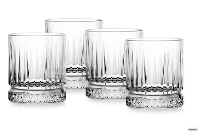 Elysia - Confezione 4 Bicchieri Whisky Cl 35,5