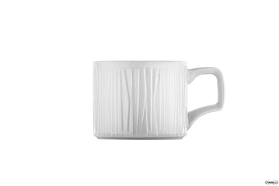 Tazza Caffe Emotion Bianco Cl.8 - Confezione da 6 Pz.