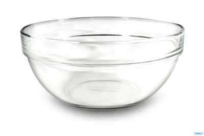 Empilable-Insalatiera Impilabile Cm 23 In Vetro Temperato Resistente Agli Urti E Agli Shoc Termici