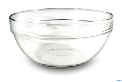 Empilable - Insalatiera Impilabile Cm 26 In Vetro Temperato Resistente Agli Urti E Agli Shoc Termici