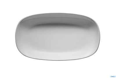 Vassoio Frutta Ovale Ent Bianco Cm.24x13 - Confezione da 6 Pz.
