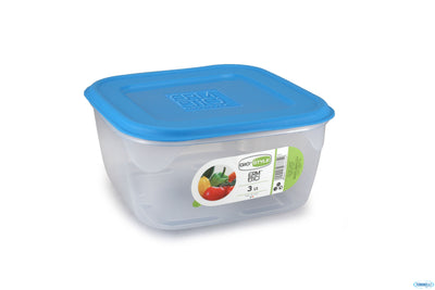Ermetici Blu-Contenitore Quadrato L.3,0 Cm22X22X12,5H-6465105-6465259