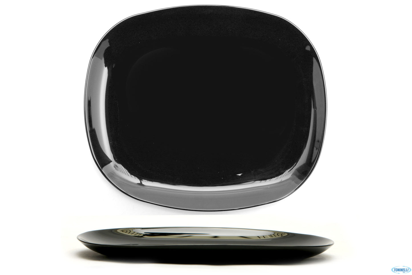 Evolution Black-Piatto Rettangolare Cm28X23 P1137
