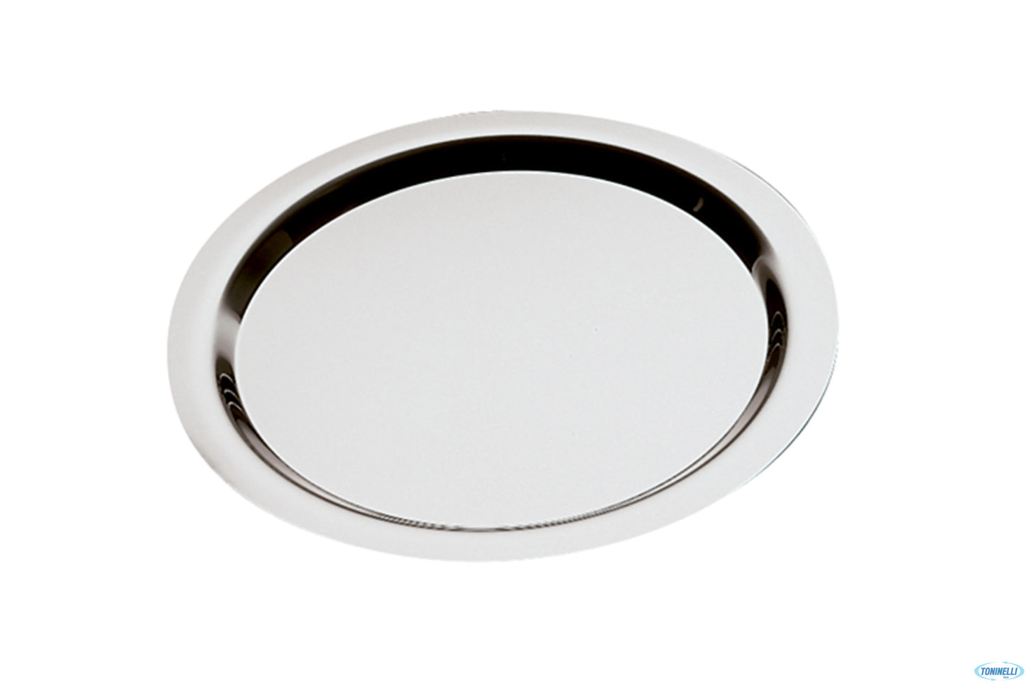 Finesse-Vassoio Tondo Cm 48 Acciaio Inox 18/0 Spessore 0,8 Mm