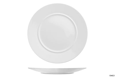 Piatto Piano Florence Liscio Ø Cm.25 - Confezione da 6 Pz.