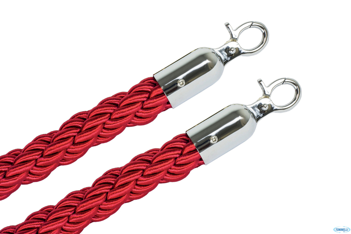 Gamma-Cordone Bordeaux 1,5Mt. Con 2 Ganci Inox 106321