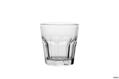 Gibraltar-Confezione 12 Bicchieri Rocks Cl.26,6 In Vetro Temperato Impilabile