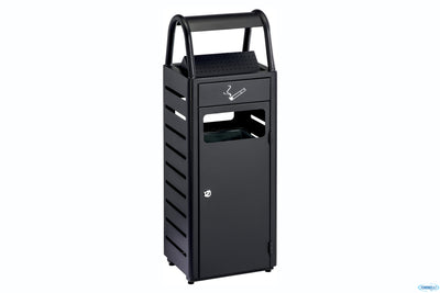 Ginevra-Gettacarte Con Posacenere Grigio Manganese Lt.29 Cm.33X28Xh.94 103018